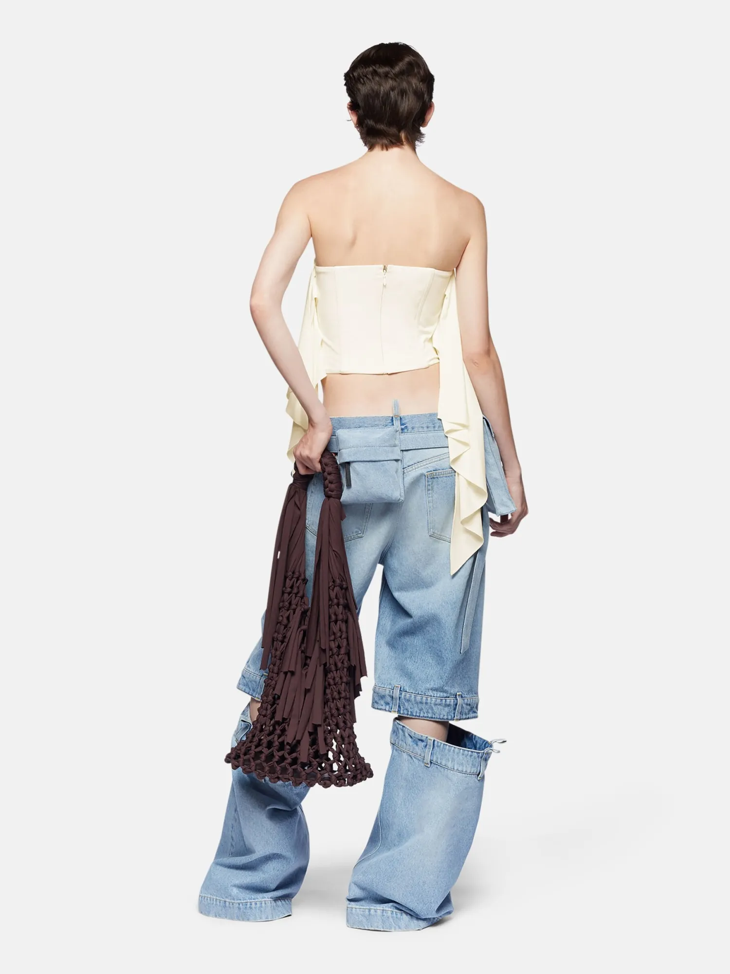 Clearance THE ATTICO LONG PANTS SkyBlue