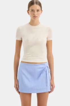 Shop SIR LORI MINI SKIRT SkyBlue