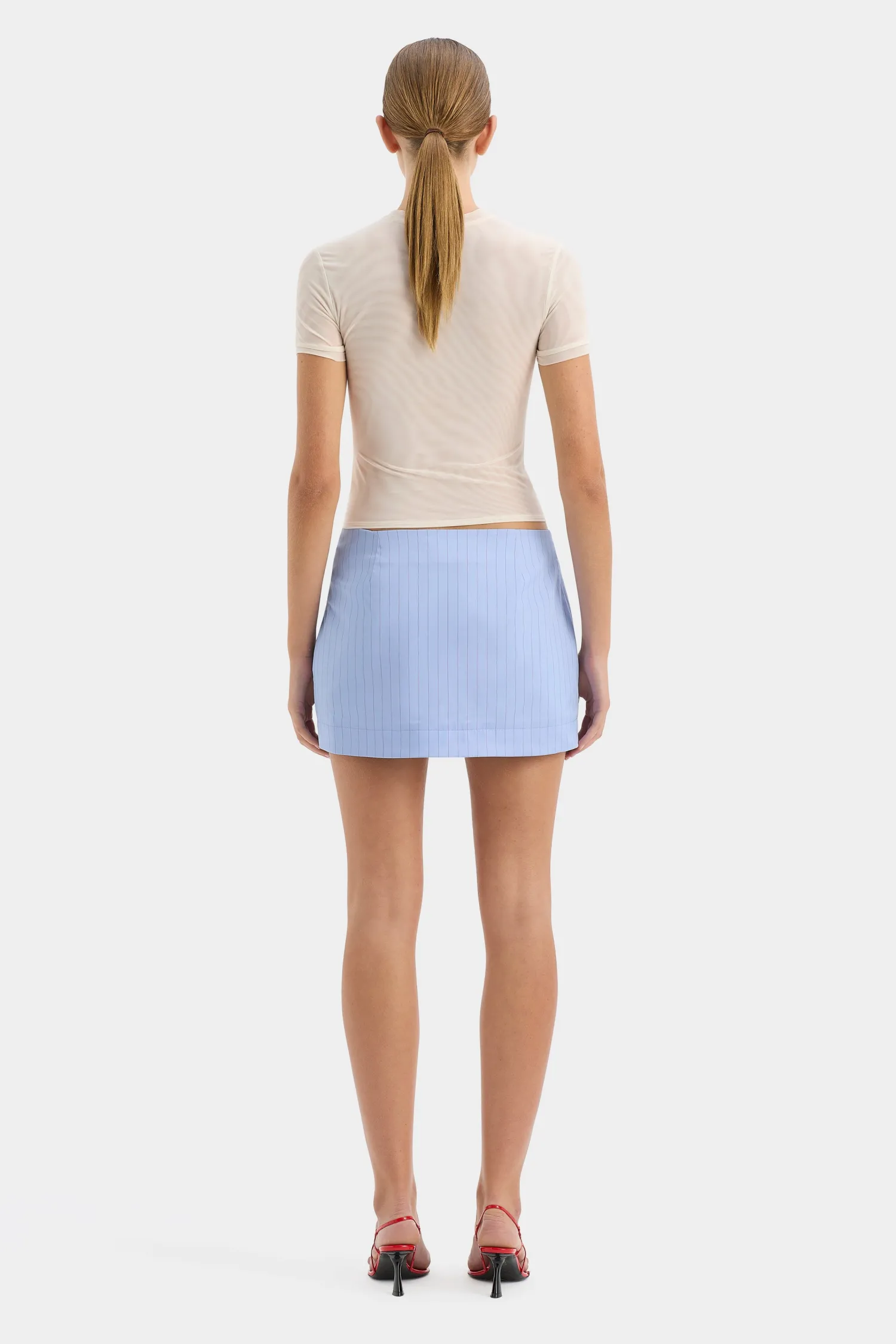 Shop SIR LORI MINI SKIRT SkyBlue
