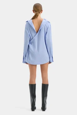 Outlet SIR LORI SHIRT DRESS SkyBlue