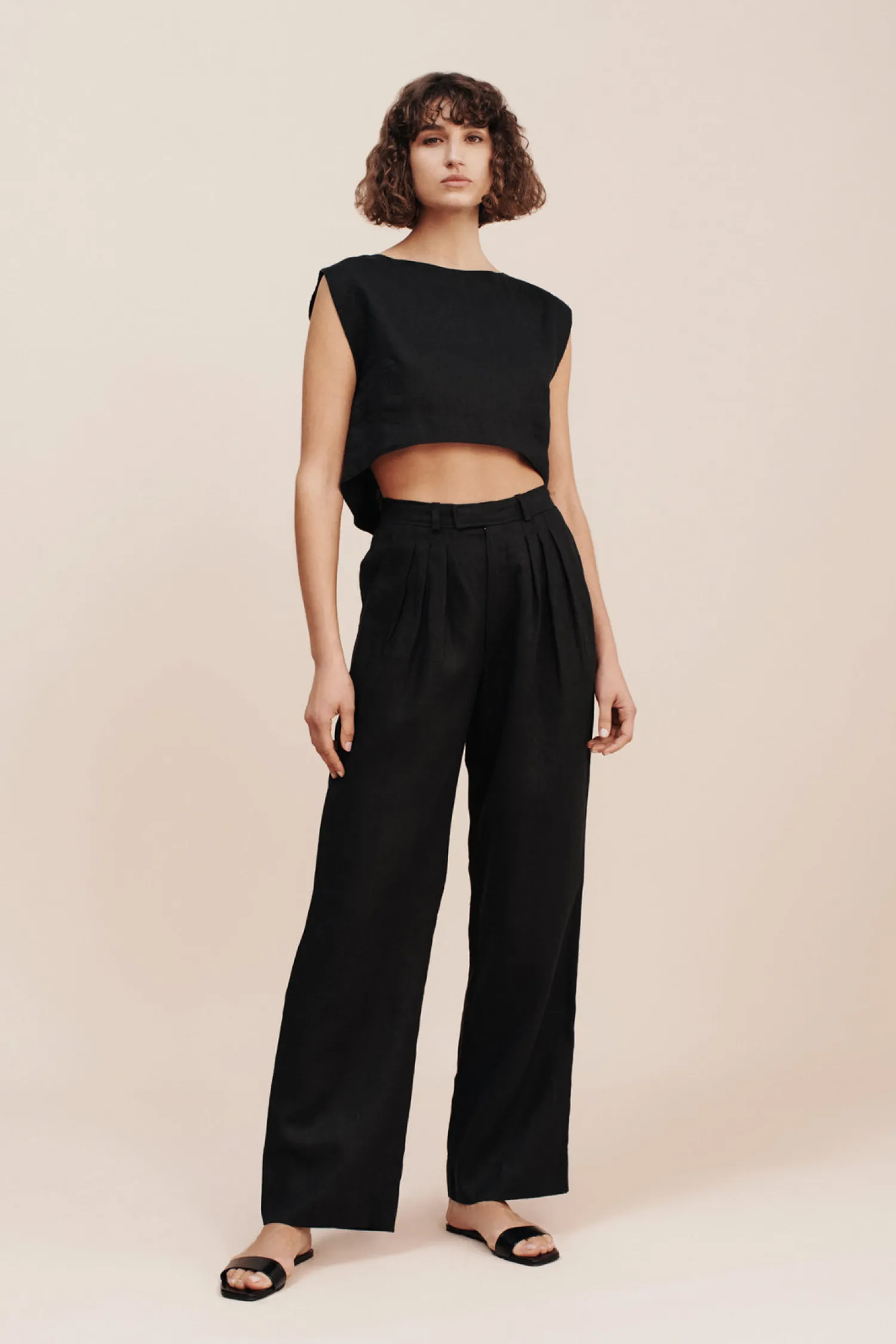 Cheap POSSE LOUIS TROUSER Black