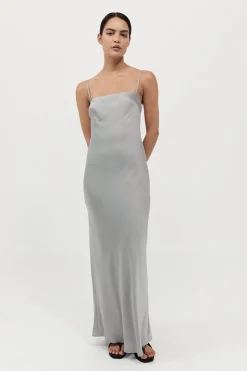Outlet ST. AGNI LOW BACK SLIP DRESS Silver