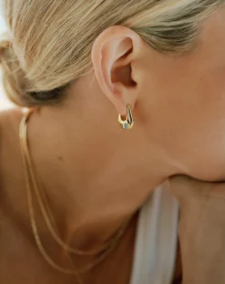 Clearance MISSOMA LUCY WILLIAMS ARCO SMALL HOOP EARRINGS