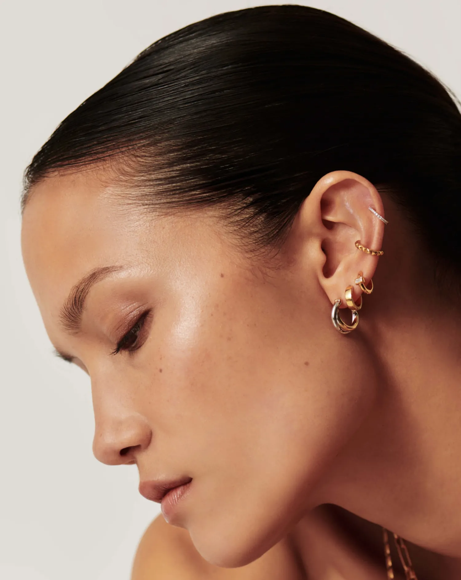 Cheap MISSOMA LUCY WILLIAMS CHUNKY ENTWINE MINI HOOP EARRINGS
