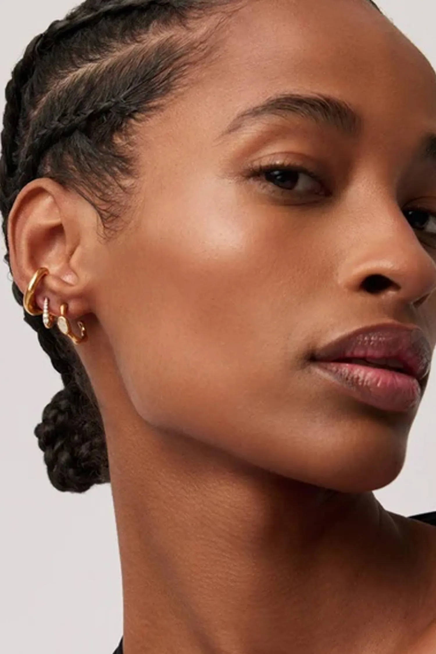 Clearance MISSOMA MAGMA GEMSTONE SMALL HOOP EARRINGS