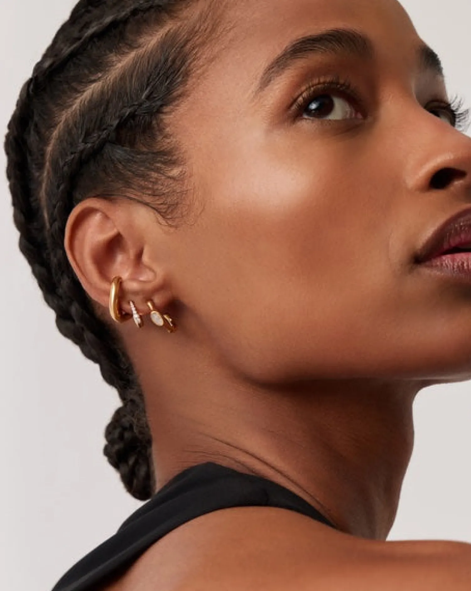 Clearance MISSOMA MAGMA GEMSTONE SMALL HOOP EARRINGS