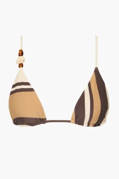 Best SIR MAHOGANY STRING TRIANGLE TOP CantinaStripePrint