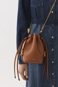 Shop CHLOÉ MARCIE MICRO BUCKET BAG