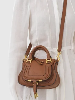Cheap CHLOÉ MARCIE MINI DOUBLE CARRY BAG