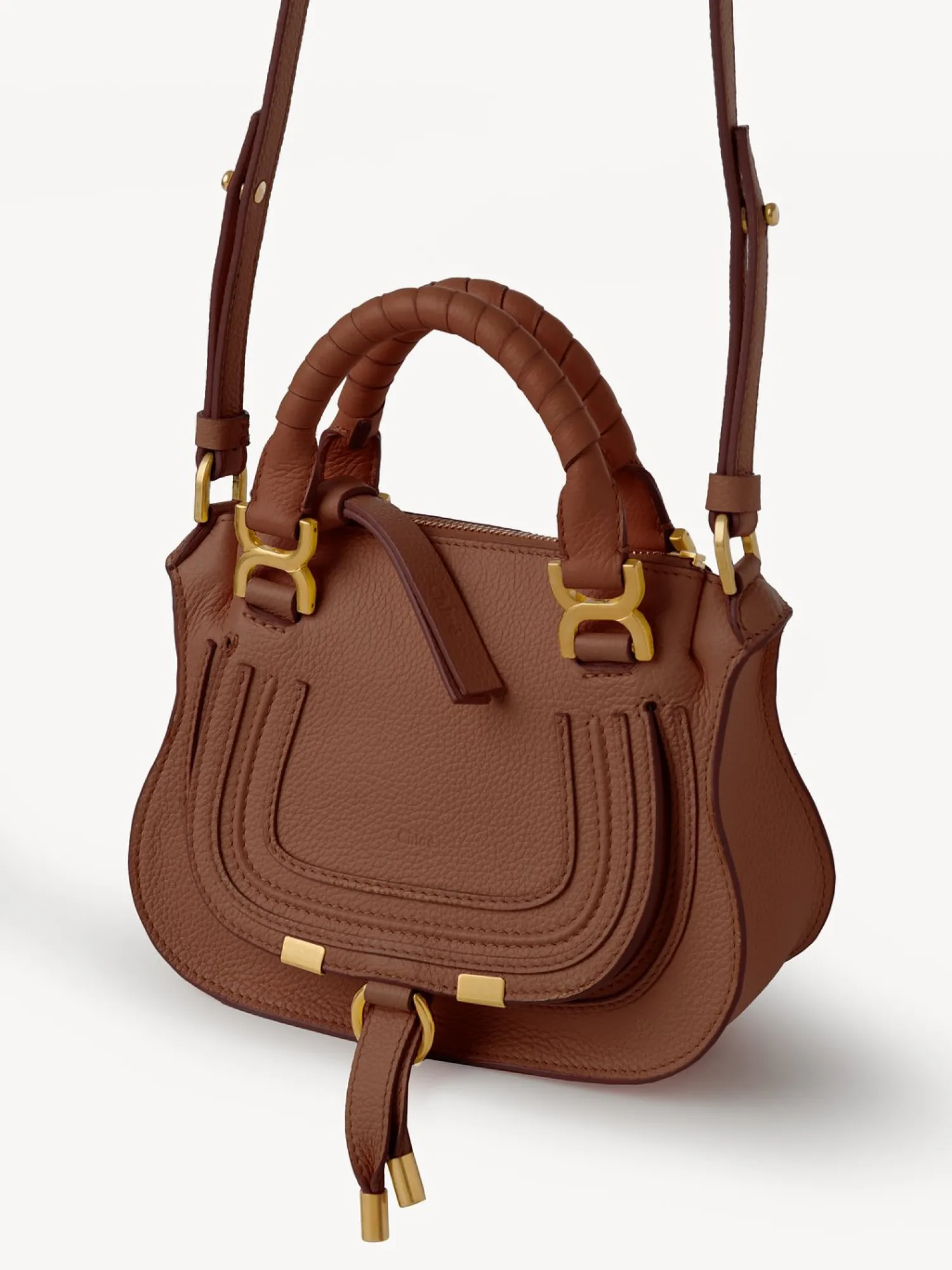 Cheap CHLOÉ MARCIE MINI DOUBLE CARRY BAG