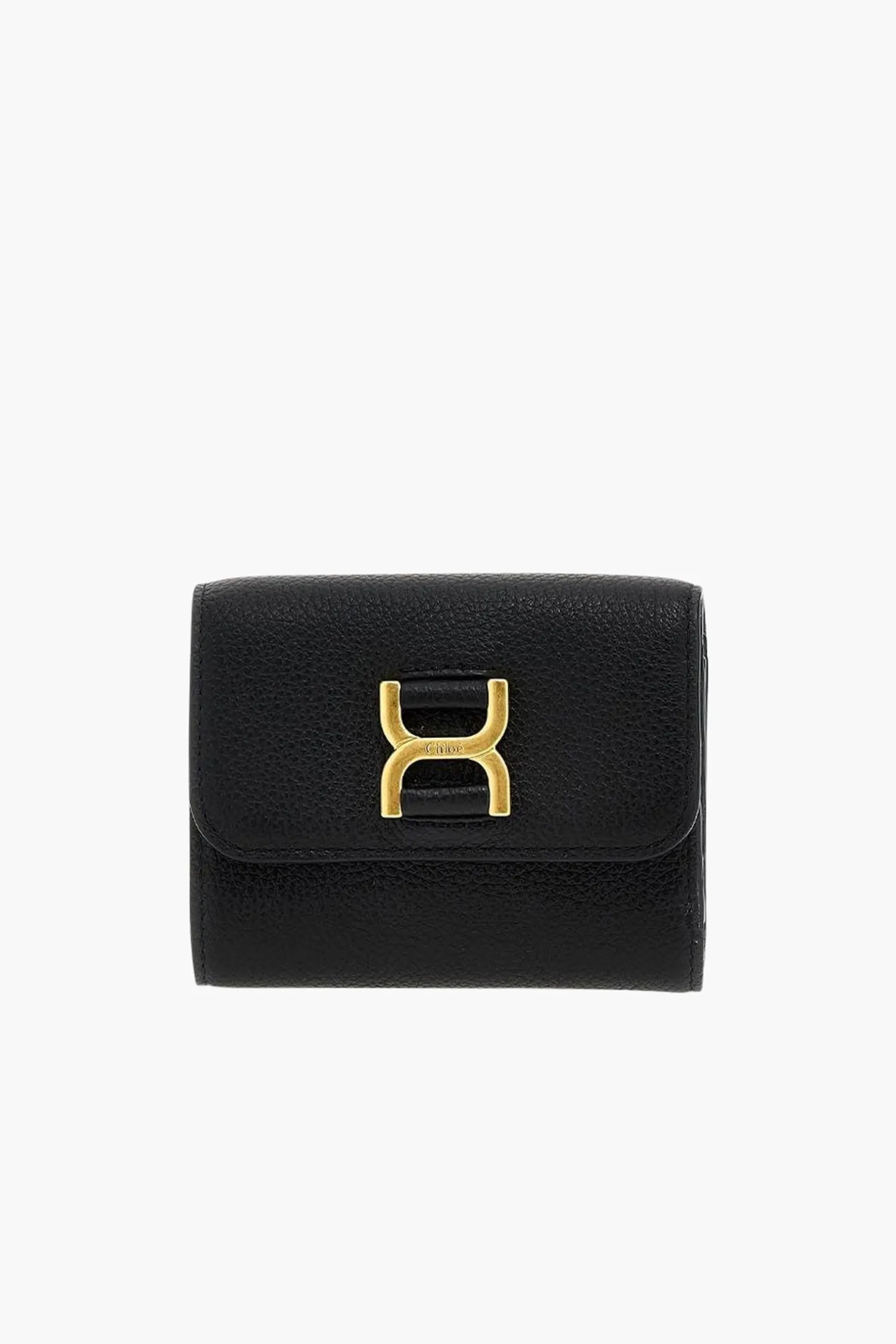 New CHLOÉ MARCIE SMALL TRIFOLD Black