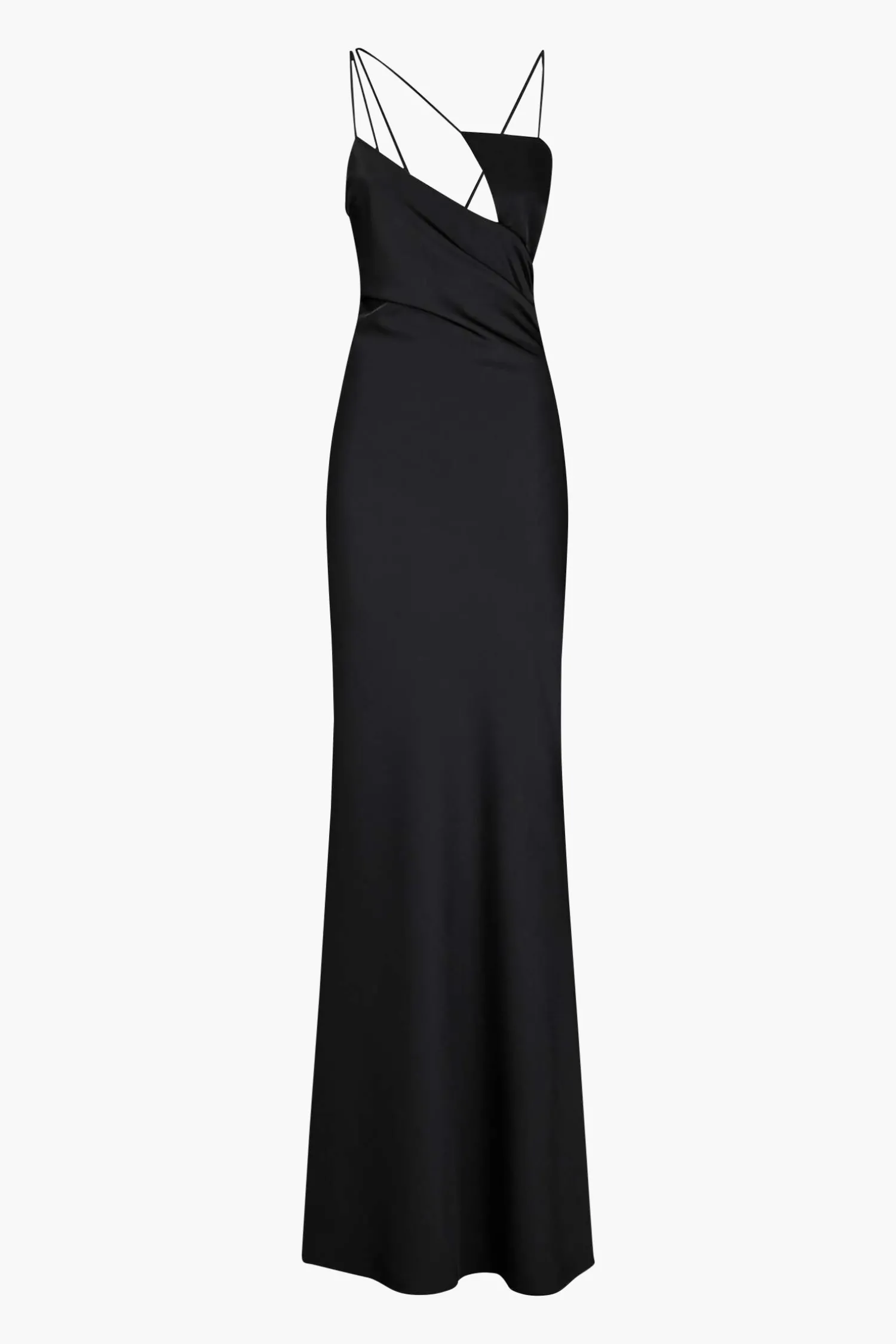 Online THE ATTICO MELVA LONG DRESS Black