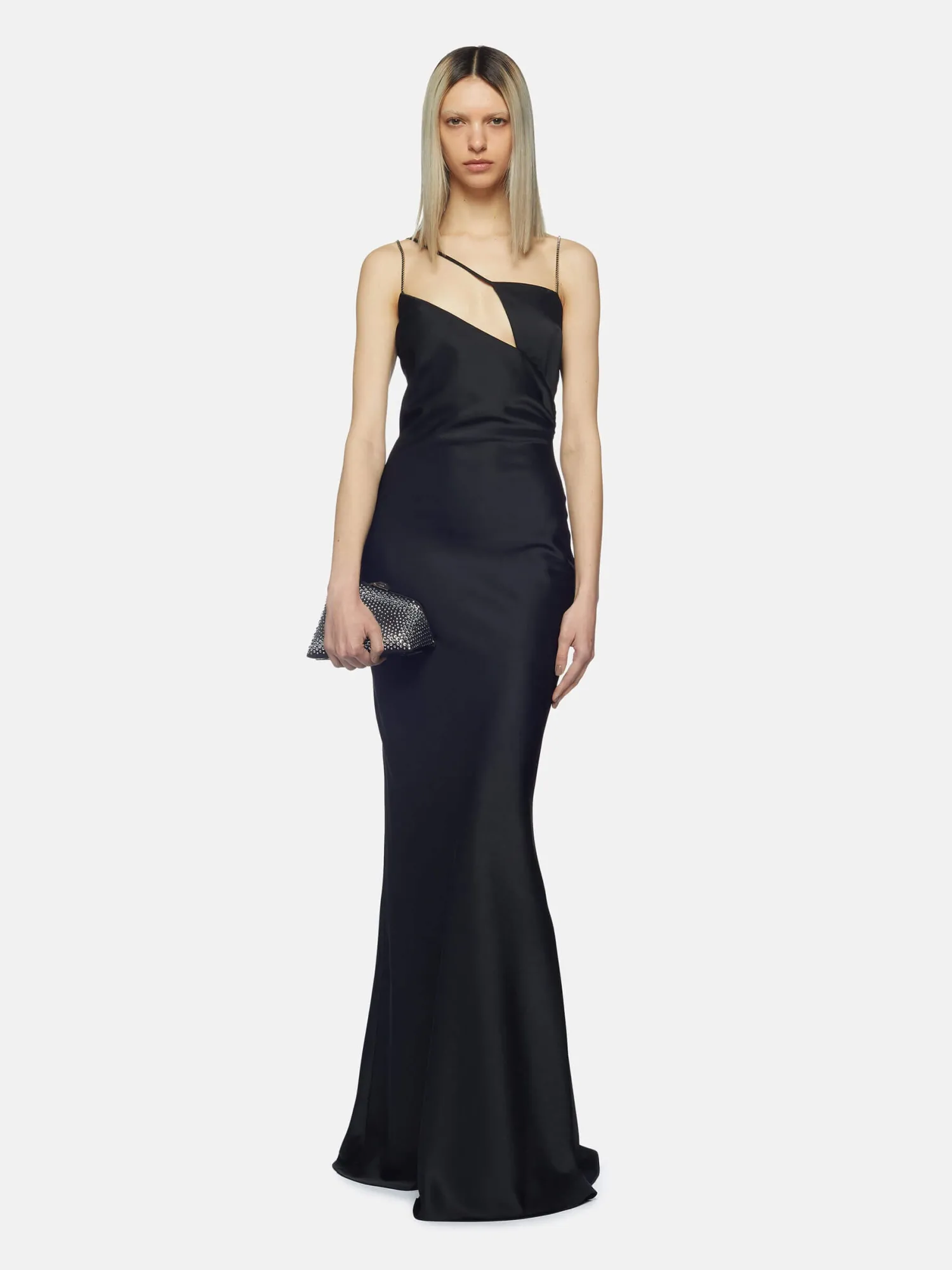 Online THE ATTICO MELVA LONG DRESS Black