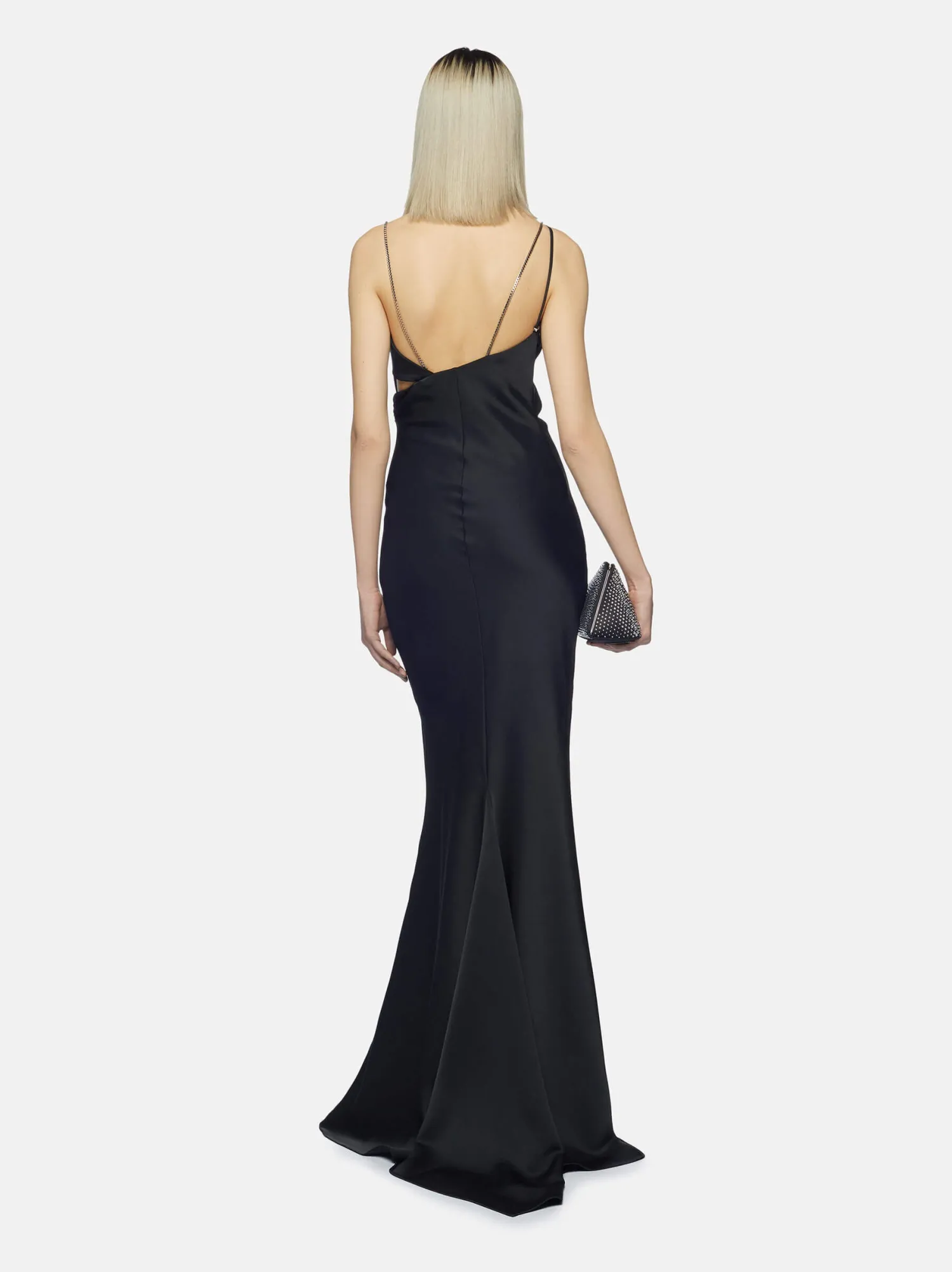 Online THE ATTICO MELVA LONG DRESS Black