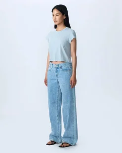 Sale SLVRLAKE MICA LOW RISE WIDE LEG JEAN