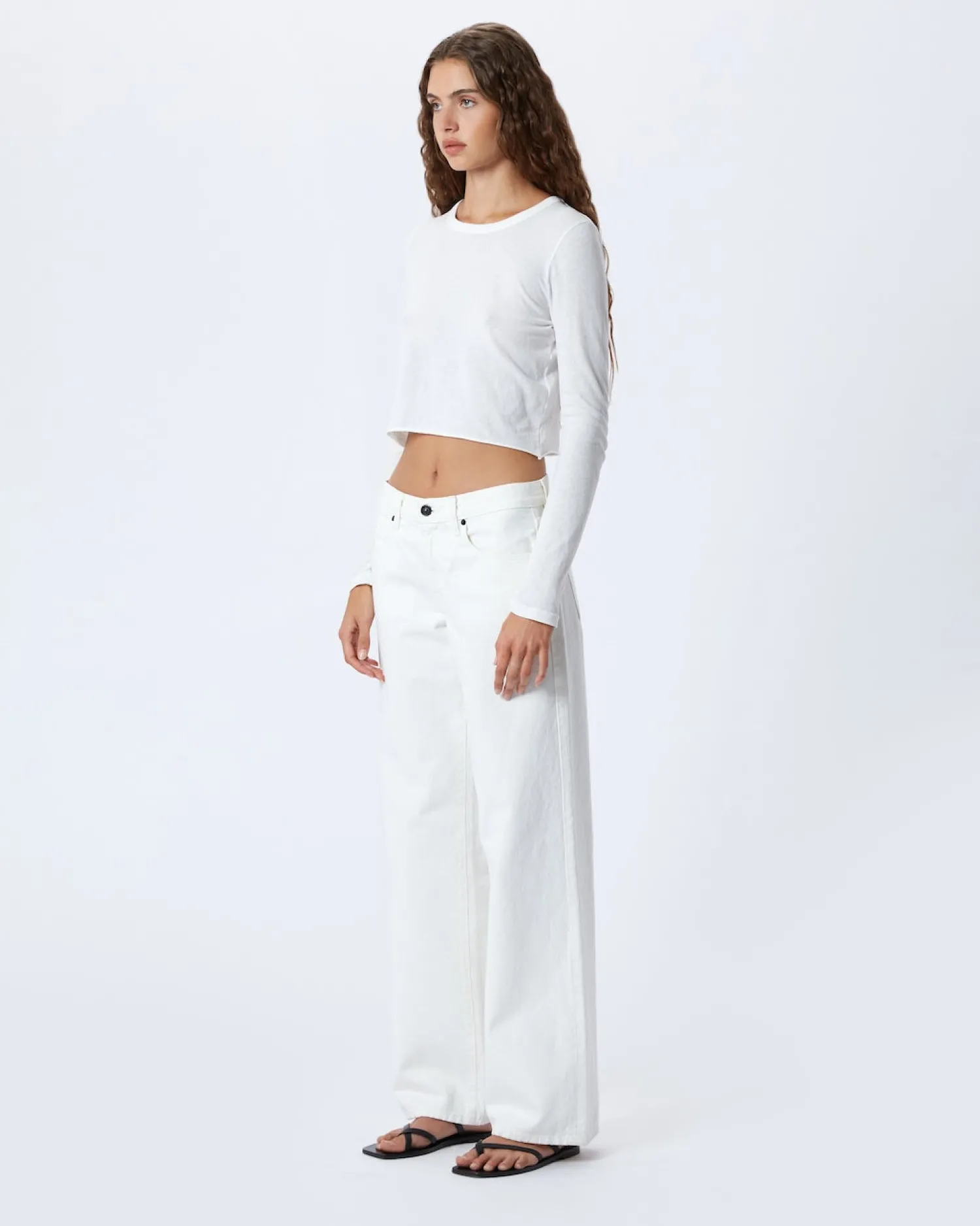 New SLVRLAKE MICA LOW RISE WIDE LEG JEAN