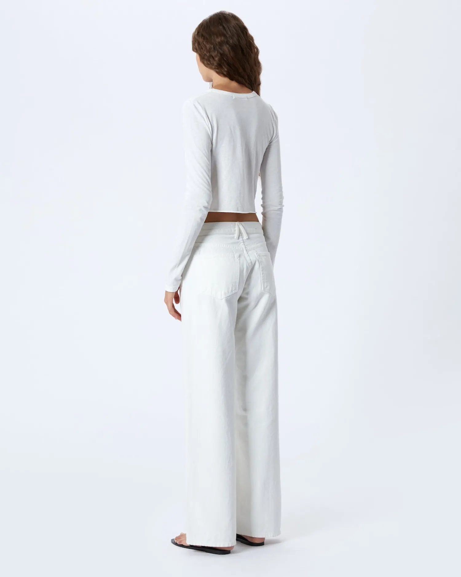 New SLVRLAKE MICA LOW RISE WIDE LEG JEAN