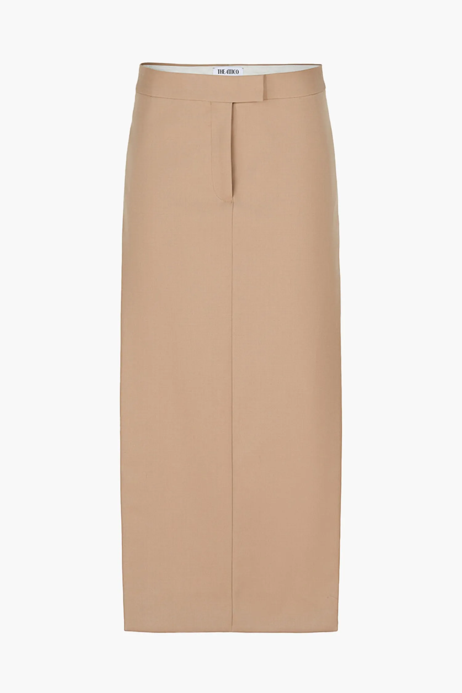 Shop THE ATTICO MIDI SKIRT Beige