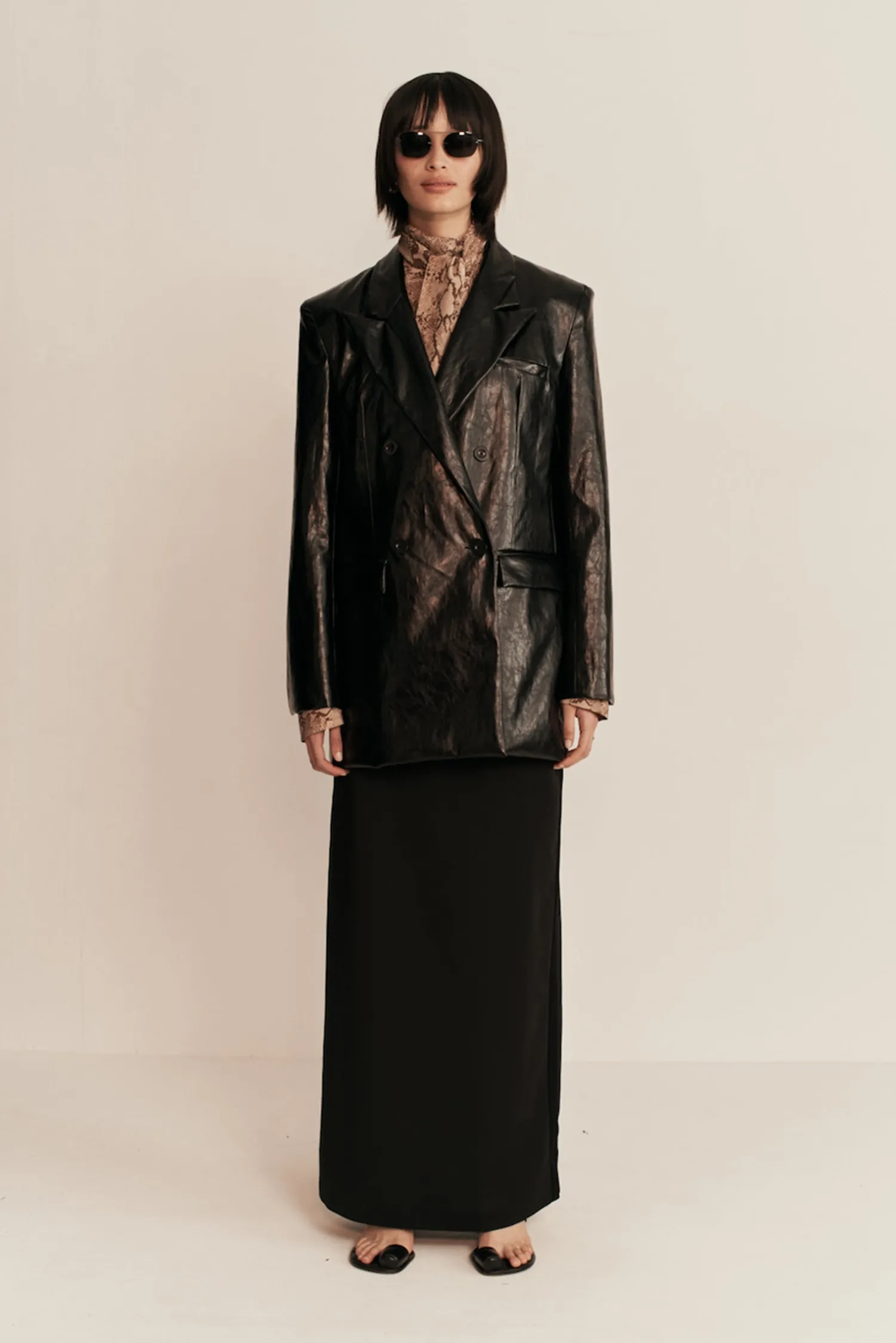 Flash Sale ESSE MILOS DOUBLE BLAZER Black