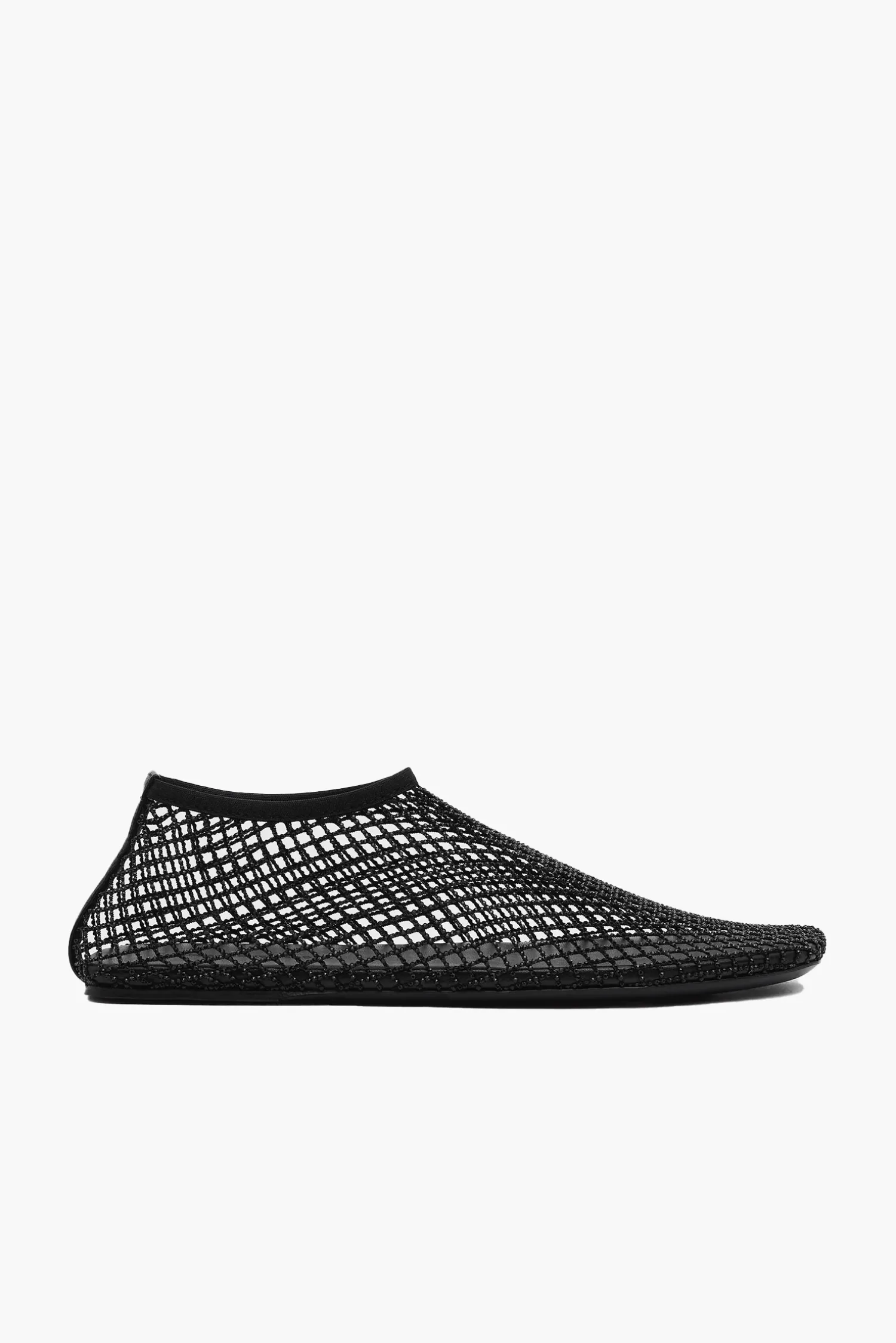Best Sale CHRISTOPHER ESBER MINETTE CRYSTAL MESH FLAT Black