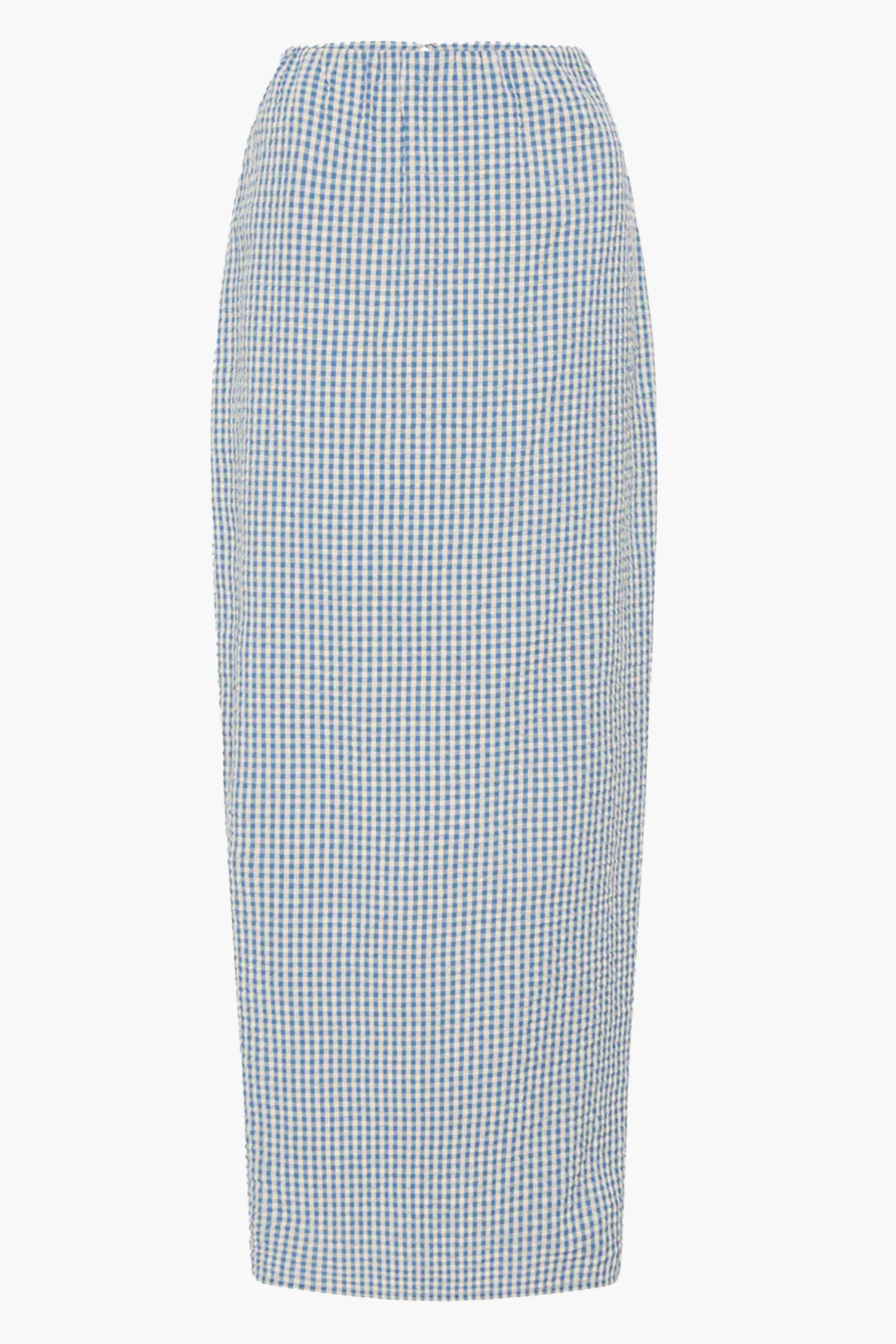 New POSSE MIRA SKIRT GinghamBlue&Cream