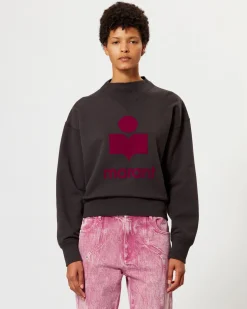 Best ISABEL MARANT ÉTOILE MOBY SWEATSHIRT FadedNight/Fuchsia