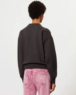 Best ISABEL MARANT ÉTOILE MOBY SWEATSHIRT FadedNight/Fuchsia