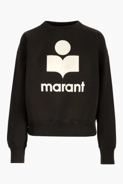 Cheap Isabel Marant Étoile MOBYLI SWEATSHIRT FadedBlack/Ecru