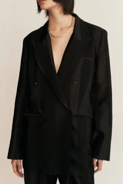 Shop ESSE MODUS STRIPE BLAZER