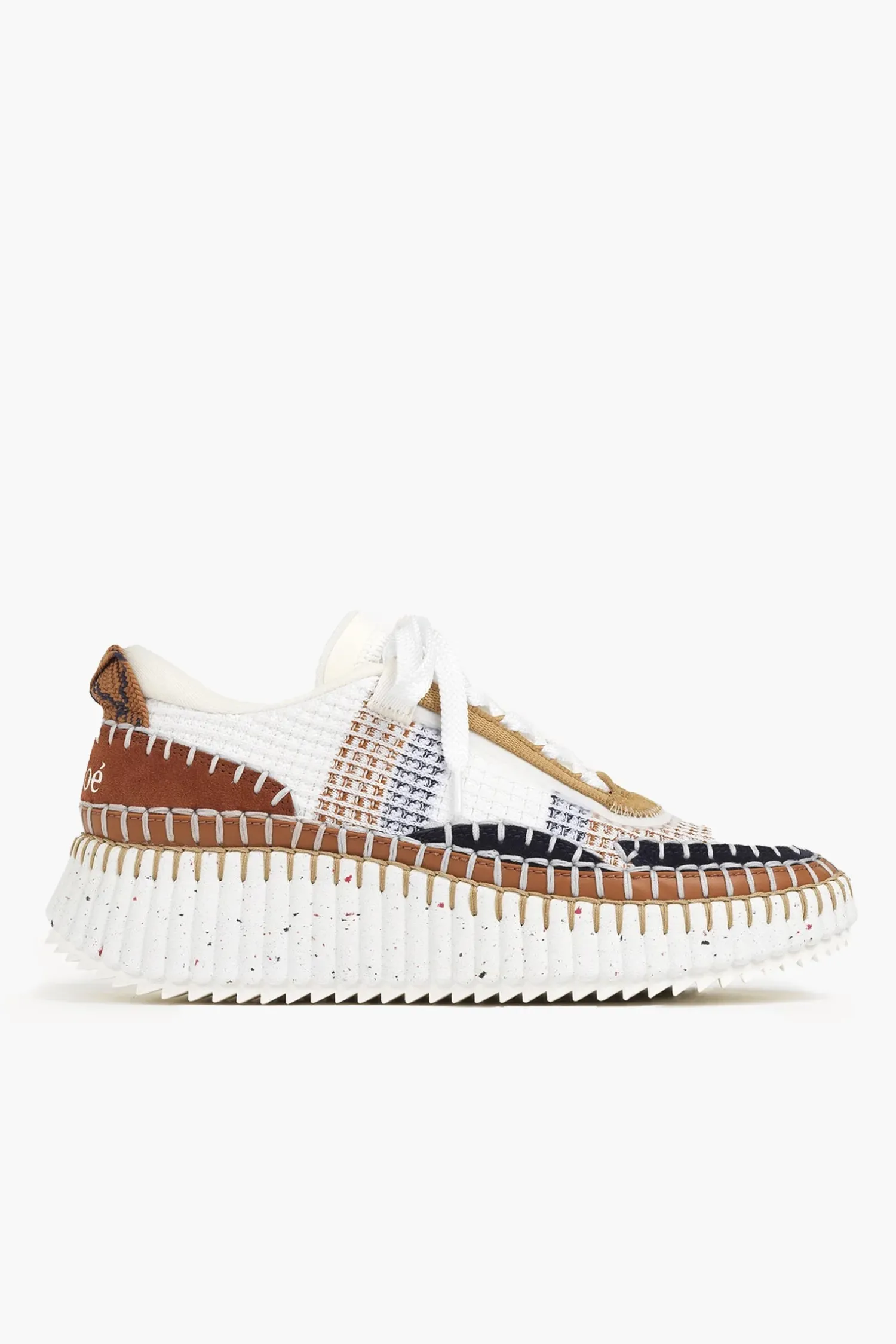 Cheap CHLOÉ NAMA SNEAKER GingerRed