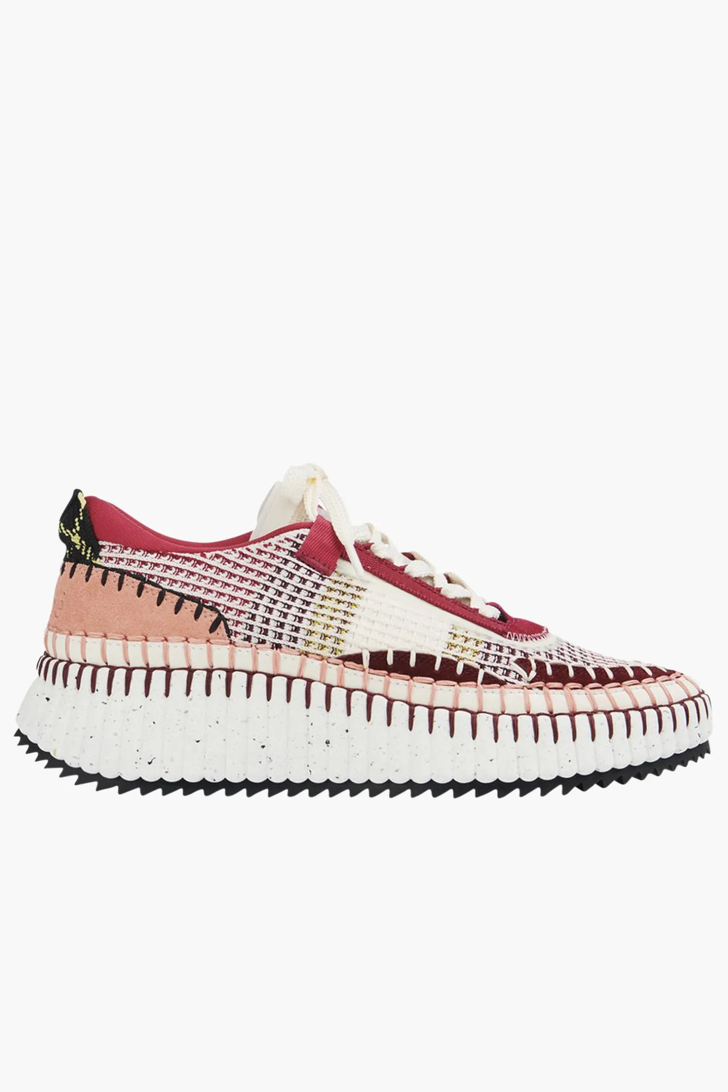 Hot CHLOÉ NAMA SNEAKER DarkRuby
