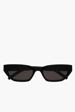 Online SAINT LAURENT NARROW CAT-EYE SUNGLASSES Black