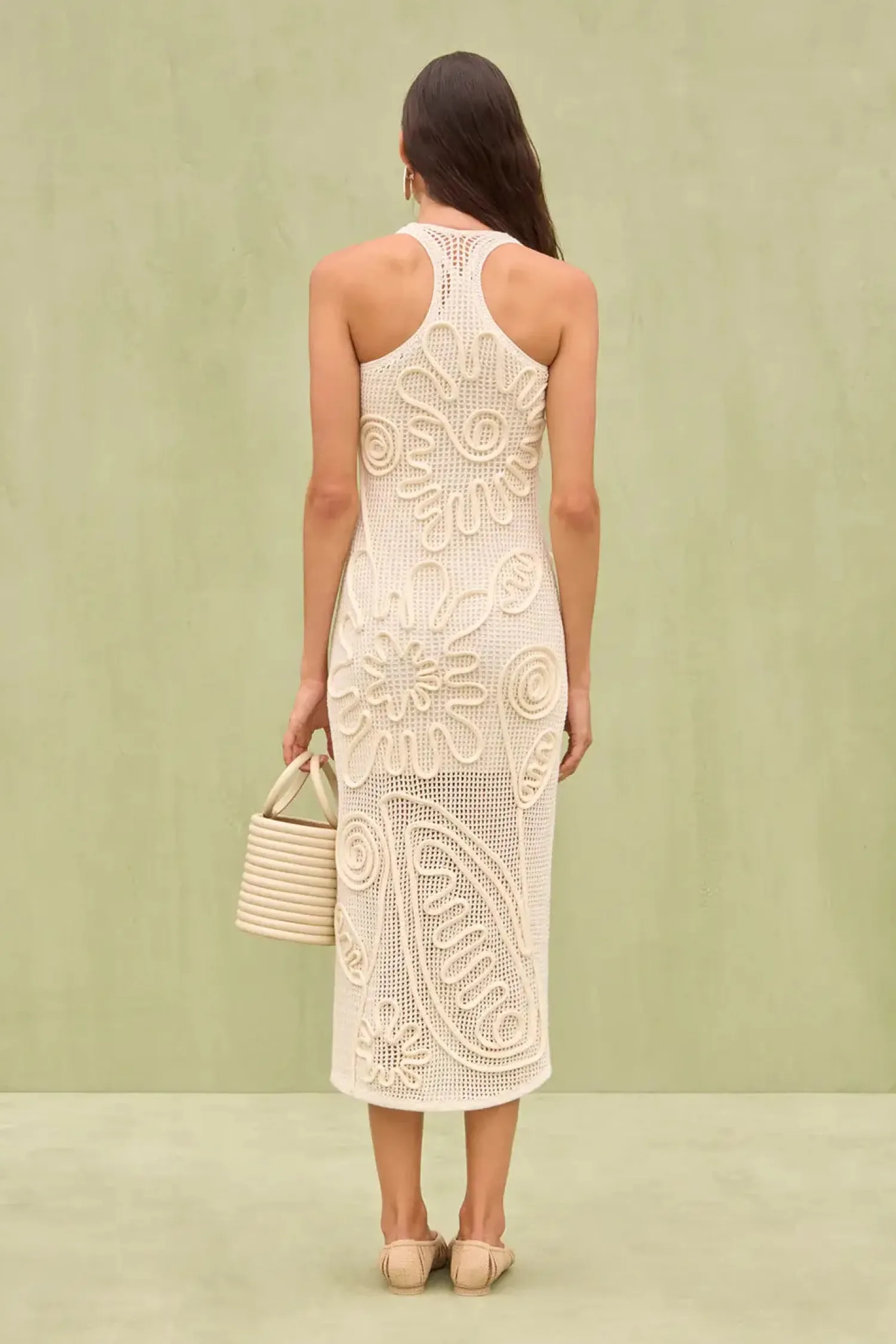 Fashion CULT GAIA NISSA KNIT DRESS OffWhite