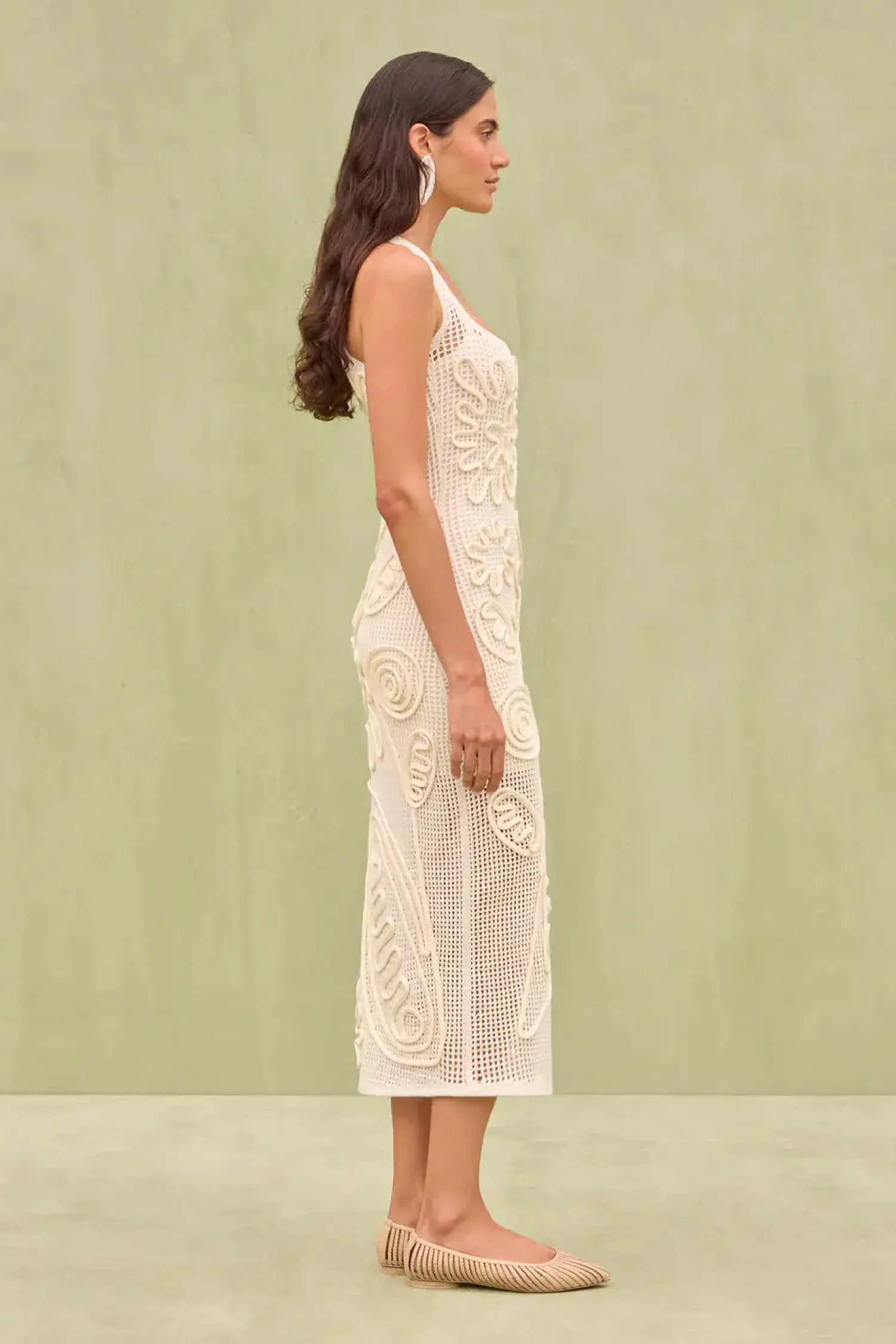 Fashion CULT GAIA NISSA KNIT DRESS OffWhite