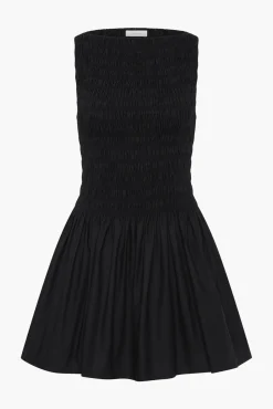 Shop FAITHFULL THE BRAND NOA MINI DRESS Black
