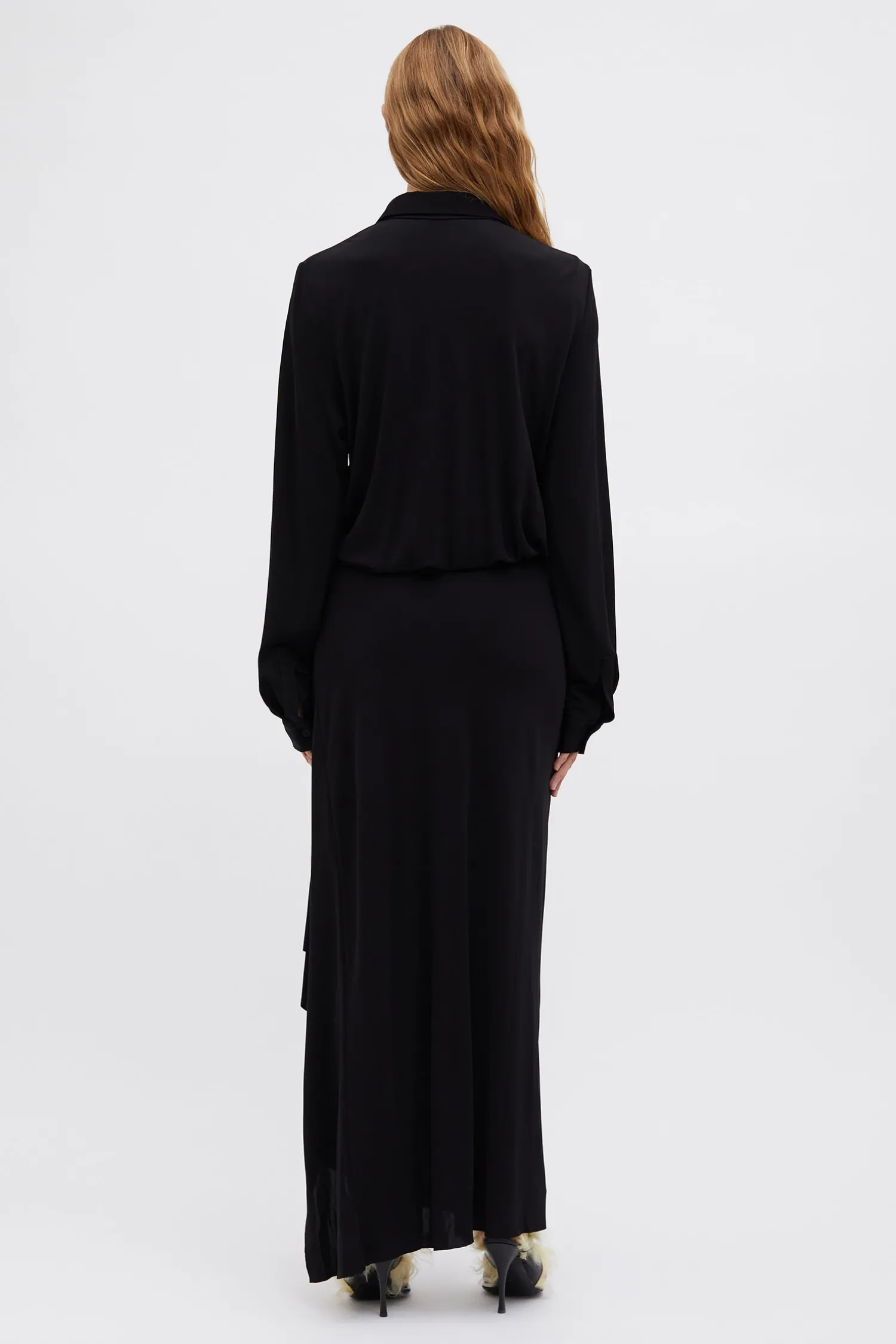 Sale CHRISTOPHER ESBER ODESSA STONE SHIRT DRESS Black