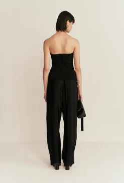 Best Sale ESSE OMNIA STRAPLESS TOP Black