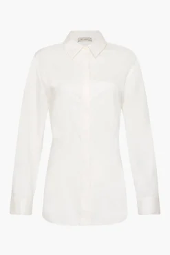 Best Sale ST. AGNI OPEN BACK SHIRT White