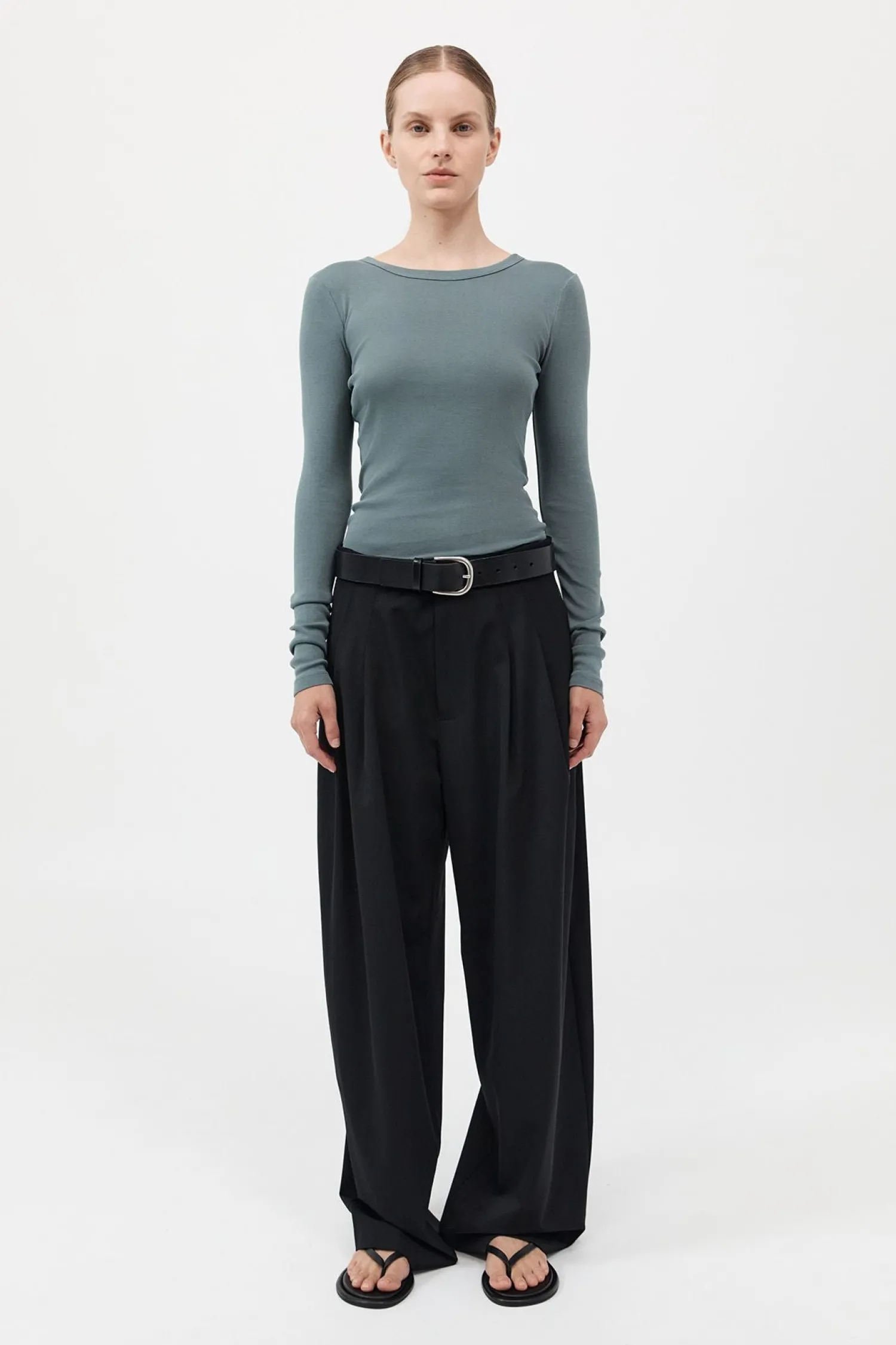Discount ST. AGNI ORGANIC COTTON LONG SLEEVE TOP