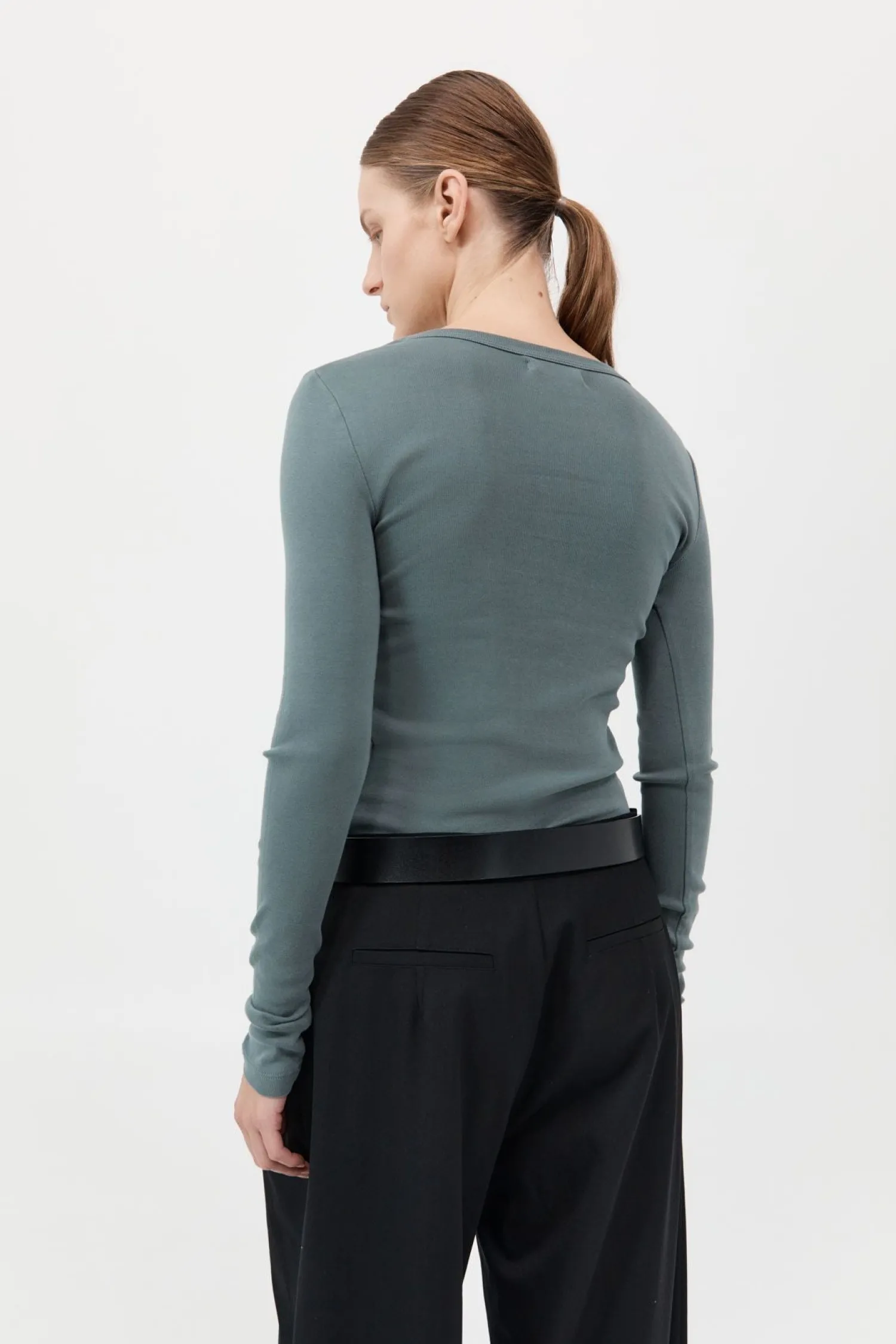 Discount ST. AGNI ORGANIC COTTON LONG SLEEVE TOP