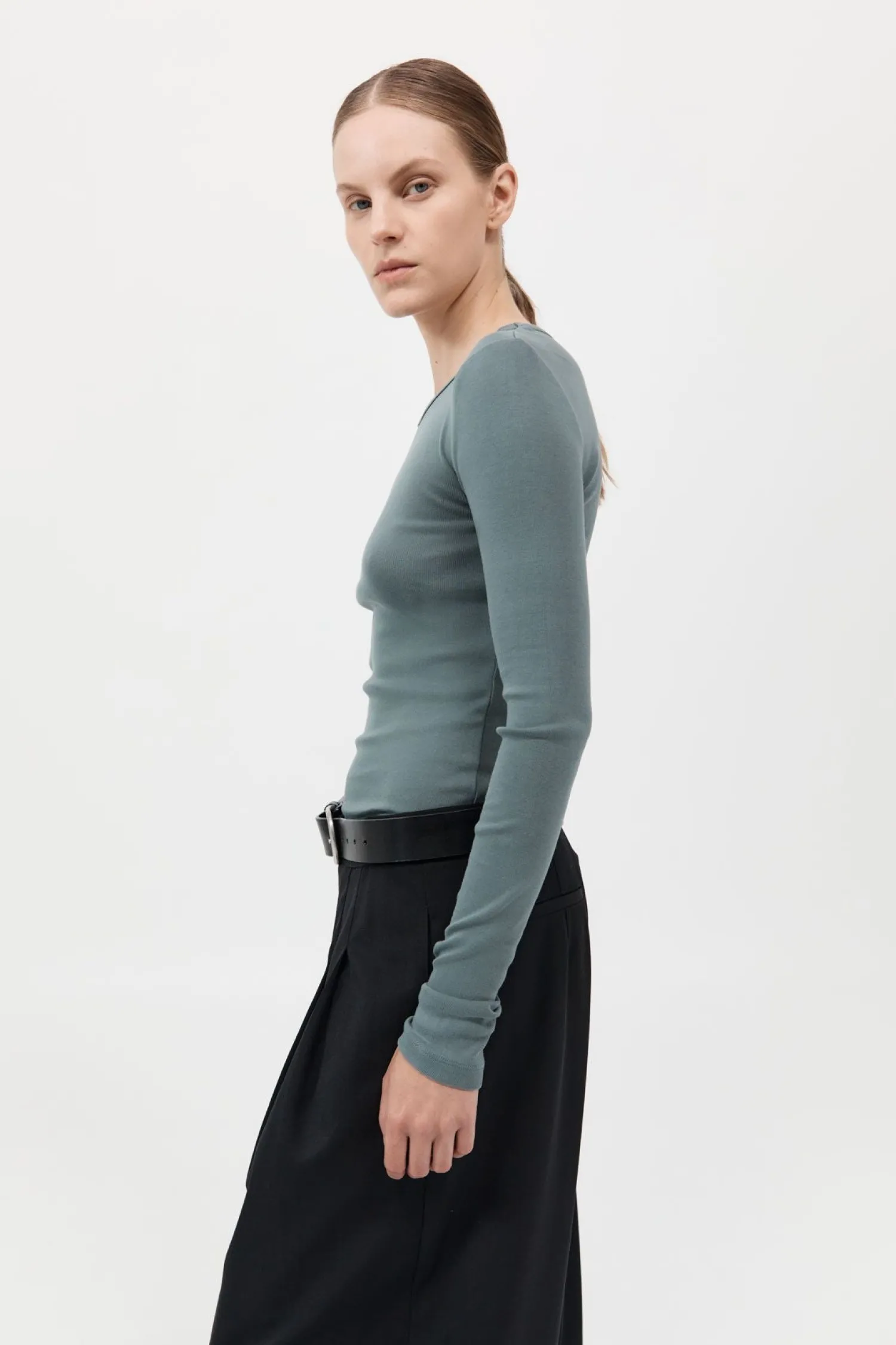 Discount ST. AGNI ORGANIC COTTON LONG SLEEVE TOP