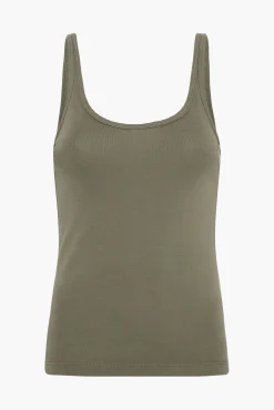 Cheap ST. AGNI ORGANIC COTTON SLIM SCOOP TANK
