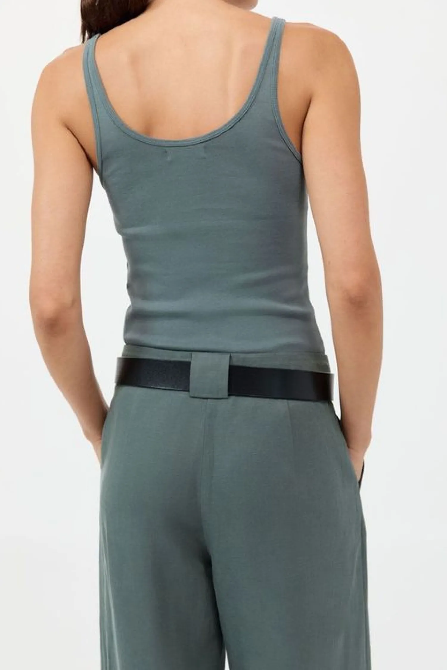 Online ST. AGNI ORGANIC COTTON SLIM SCOOP TANK