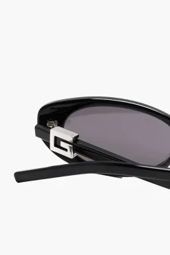 Fashion GUCCI OVAL CAT EYE SUNGLASSES Black
