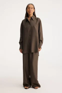 Fashion RÓHE OVERSIZED SILK SHIRT