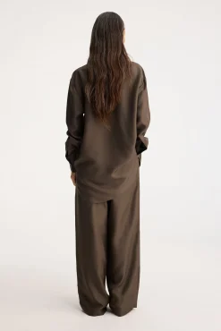 Fashion RÓHE OVERSIZED SILK SHIRT