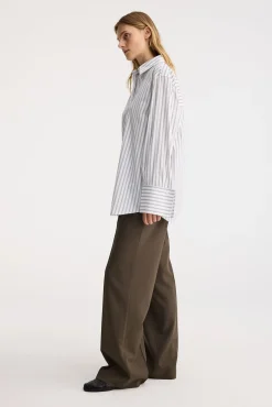 Discount RÓHE OVERSIZED STRIPED SHIRT
