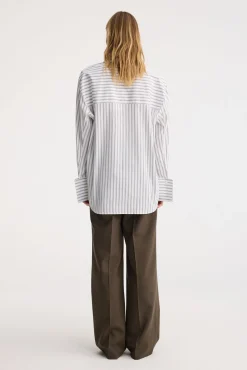 Discount RÓHE OVERSIZED STRIPED SHIRT