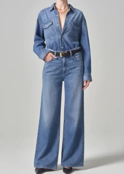 Cheap CITIZENS OF HUMANITY PALOMA BAGGY JEAN Siesta