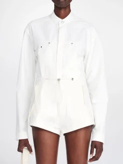 Best DION LEE PARACHUTE SHORT Ivory